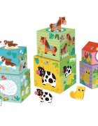 2Kids Toys Animal Blocks cuburi 12m+ 12 buc
