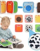 2Kids Toys Sensory Book Animals carte educativă contrastantă 1 buc