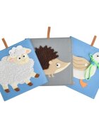 2Kids Toys Sensory Pictures Animals carte cu imagini 6 buc
