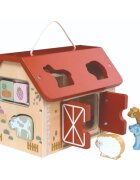 2Kids Toys Shape Sorter Farm Animals jucărie interactivă cu piese care se pot insera 6 buc
