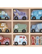 2Kids Toys Wooden Car Set set de jucării 2y+ 12 buc