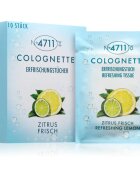 4711 Colognette Wipes Servetele umede cu efect revigorant unisex 10 buc
