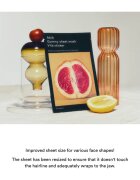 Abib Gummy Sheet Mask Vita Sticker mască textilă iluminatoare cu efect calmant 27 ml