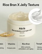 Abib Rice Probiotics Overnight Mask Barrier Jelly masca faciala de noapte pentru hidratare intensa 80 ml
