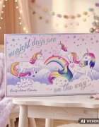 Accentra Beauty Advent Calendar Unicorn Calendar de Crăciun pentru copii