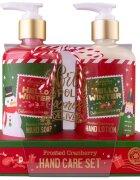 Accentra Hello Winter Frosted Cranberry set cadou de Crăciun de maini parfum Frosted Cranberry