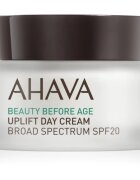 Ahava Beauty Before Age crema cu efect de lifting lumineaza si catifeleaza pielea SPF 20 50 ml