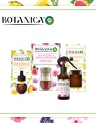 Air Wick Botanica Island Rose & African Geranium lumânare parfumată cu aromă de trandafiri 205 g