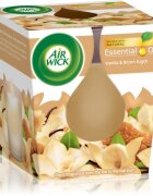 Air Wick Essential Oil Vanilla & Brown Sugar lumânare parfumată 105 g
