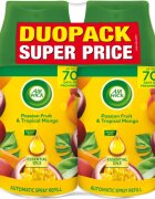 Air Wick Freshmatic Passion Fruit & Tropical Mango odorizant de camera rezervă cu parfum DUO 2x250 ml