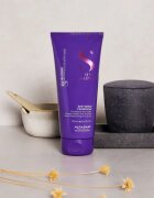 Alfaparf Milano Semi di Lino Blonde balsam de par violet pentru parul blond cu suvite 200 ml