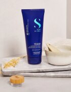 Alfaparf Milano Semi di Lino Brunette balsam nuanțator neutralizarea subtonurilor de alamă 200 ml