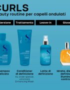 Alfaparf Milano Semi Di Lino Curls Enhancing Milk crema pentru definire pentru întărirea părului creț și ondulat 200 ml