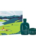 Alfaparf Milano Semi di Lino Reconstruction Holiday Kit set cadou pentru par deteriorat 3 buc