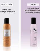 Alfaparf Milano Semi di Lino Style&Care Firming mousse spuma pentru fixare puternica pentru păr 250 ml