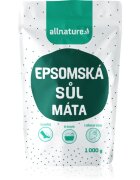 Allnature Epsom salt Mint saruri de baie 1000 g