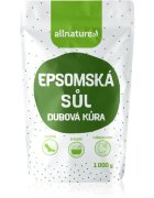 Allnature Epsom salt Oak Bark saruri de baie 1000 g