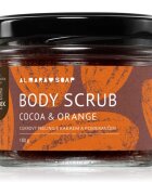 Almara Soap Body Scrub exfoliant de corp cu zahăr pentru celulită cu parfum Cocoa & Orange 180 g