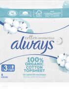 Always Cotton Protection Night absorbante fara parfum 8 buc