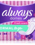 Always Dailies Normal To Go Fresh absorbante 20 buc
