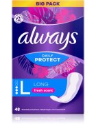 Always Daily Protect Long Fresh Scent absorbante produs parfumat 48 buc