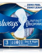 Always Infinity Day & Night absorbante ziua și noaptea 10 buc