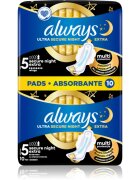 Always Ultra Secure Night Extra absorbante 10 buc