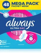 Always Ultra Super Size 2 absorbante cu aripioare 48 buc