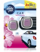 AmbiPur Car Flowers&Spring odorizant de camera pentru mașină 2x2 ml