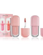 AMUSE Jel-Fit Tint Mini Duo set de luciu de buze hidratant culoare Warm Tone 2x1.5 ml