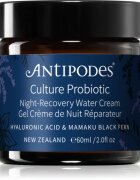Antipodes Culture Probiotic Night Recovery Water Cream Crema de noapte intensiva pentru revitalizarea pielii cu probiotice 60 ml