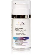 Apis Natural Cosmetics Crystal Skin cremă-mască de noapte pentru luminozitate si hidratare 50 ml