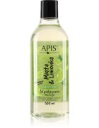 Apis Natural Cosmetics Energy Shot Mint & Lime Gel de duș energizant 500 ml