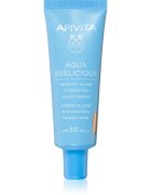 Apivita Aqua Beelicious Tinted Fluid SPF30 Fluid nuantator cu textura usoara pentru o piele mai luminoasa SPF 30 40 ml