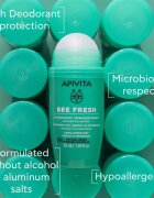 Apivita Bee Fresh Deodorant Deodorant roll-on împotriva transpirației și a mirosului neplăcut 50 ml