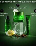 Apivita Bee Radiant Night Gel-Balm gel balsam detoxifiant pentru noapte și netezire 50 ml
