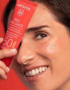Apivita Bee Sun Safe Anti-Spot and Anti-Age Tinted Face Cream SPF50 crema de fata cu efect de protectie SPF 50 culoare Tinted 50 ml