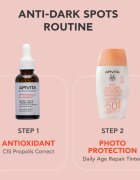 Apivita Bee Sun Safe Daily Age Repair Tinted Fluid SPF50 crema protectoare cu efect de tonifiere SPF 50 50 ml