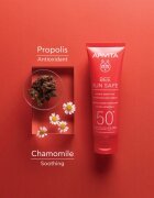 Apivita Bee Sun Safe Hydra Sensitive Soothing Face Cream SPF50+ crema calmanta si hidratanta SPF 50+ 50 ml