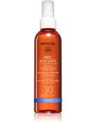 Apivita Bee Sun Safe Satin Touch Oil SPF30 ulei pentru plaja SPF 30 200 ml