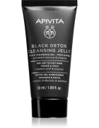 Apivita Cleansing Black Detox Cleansing Gel gel de curățare cu carbune activ pentru față și ochi 50 ml