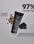 Apivita Cleansing Black Detox Cleansing Gel gel de curățare cu carbune activ pentru față și ochi 50 ml
