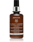 Apivita Cleansing Milk Face & Eyes Lapte demachiant 3 în 1 pentru față și ochi 200 ml