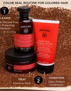 Apivita Color Seal Shampoo șampon pentru protecția părului vopsit fără sulfat 250 ml