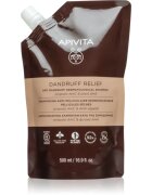 Apivita Dandruff Relief Dry Dandruff Dermatological Shampoo sampon anti-matreata pentru un scalp uscat atenueaza senzatia de mancarime Refill 500 ml