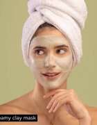 Apivita Express Beauty Cleansing Face Mask Green Clay masca de curatare si netezire cu argila verde 2x8 ml