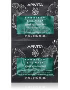 Apivita Express Beauty Eye Mask Gingko Biloba mască pentru zona ochilor impotriva cearcanelor 2x2 ml