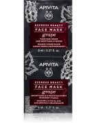 Apivita Express Beauty Firming Face Mask Grape Masca pentru ten anti riduri 2x8 ml