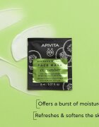 Apivita Express Beauty Moisturizing Face Mask Cucumber mască facială intens hidratantă 2x8 ml