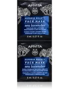 Apivita Express Beauty Moisturizing Face Mask Sea Lavender mască pentru față cu efect de hidratare 2x8 ml